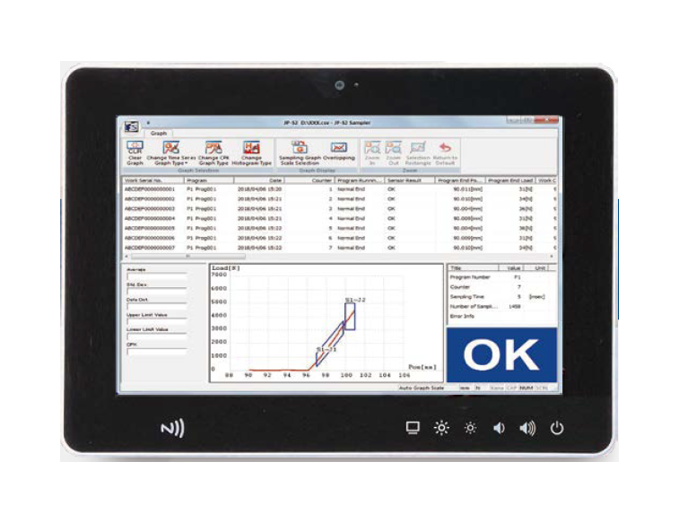 TOUCH PANEL INTERFACE FOR JANOME SERVO PRESS